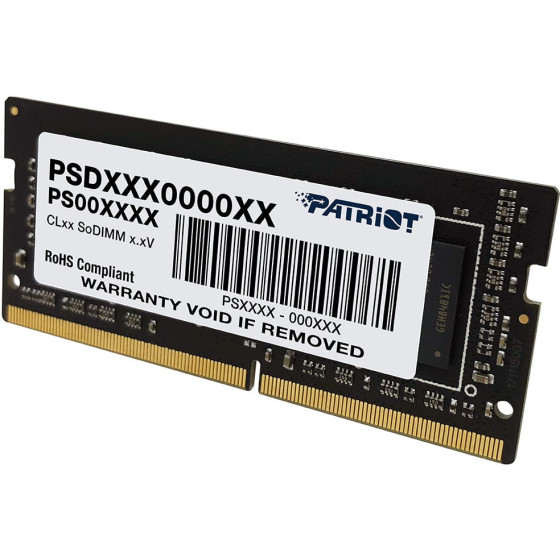Barrette mémoire Patriot Signature 16GB SO-DIMM DDR4 3200 MHz CL22 - Pc Portable (PSD416G32002S)
