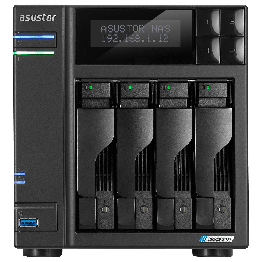 Serveur NAS 4 baies Asustor Lockerstor 4 Gen2 (AS6704T)