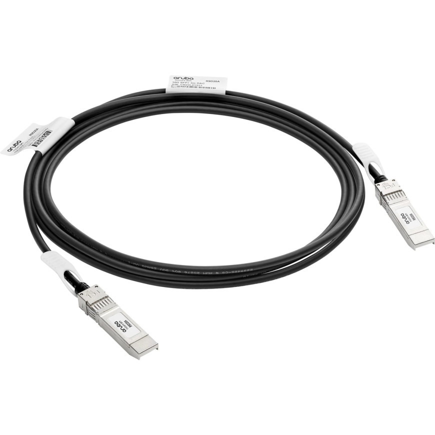 Câble en cuivre HPE Aruba Networking 10G SFP+ vers SFP+ 3mètres (J9283D)