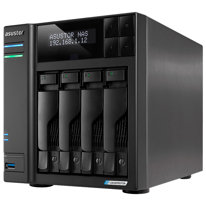 Serveur NAS 4 baies Asustor Lockerstor 4 Gen2 (AS6704T)