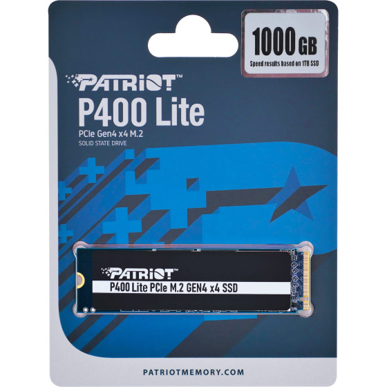 Disque Dur interne SSD Patriot P400 Lite M.2 2280 PCIe Gen4 x4 NVMe 1 To (P400LP1KGM28H)