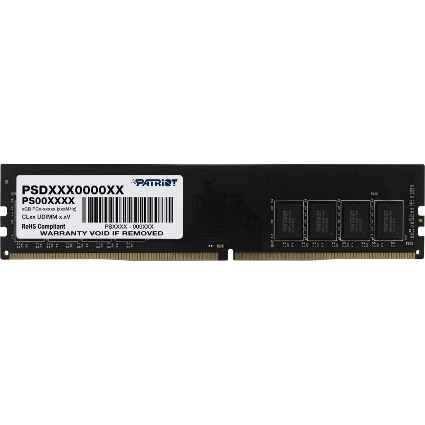 Barrette mémoire Patriot Signature 16GB U-DIMM DDR4 3200 MHz CL22 - Pc Bureau (PSD416G32002)