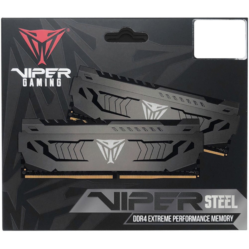 Barrette mémoire Patriot Viper Steel 8GB U-DIMM DDR4 3200 MHz CL16 - Pc Bureau (PVS48G320C6)