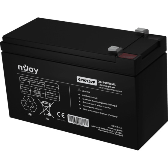 Batterie Onduleur nJoy GP07122F (BTVACGUOBTG2FCW)