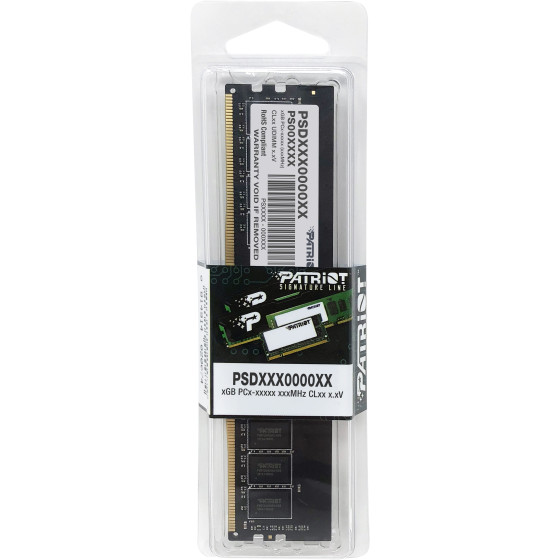 Barrette mémoire Patriot Signature 16GB U-DIMM DDR4 3200 MHz CL22 - Pc Bureau (PSD416G32002)