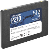 Disque Dur interne SSD Patriot P210 SATA III 2.5" 512 Go (P210S512G25)
