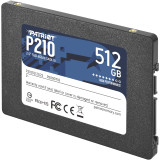 Disque Dur interne SSD Patriot P210 SATA III 2.5" 512 Go (P210S512G25)