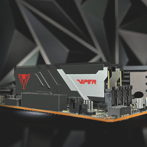 Barrette mémoire Patriot Viper Venom 32GB (16Gx2) U-DIMM DDR5 7400 MHz CL36 - Pc Bureau (PVV532G740C36K)