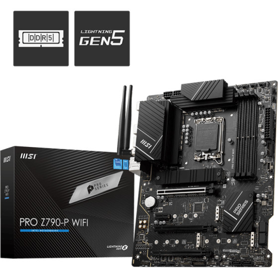 Carte Mère Intel MSI PRO Z790-P WIFI 6E - DDR5 (911-7E06-073)