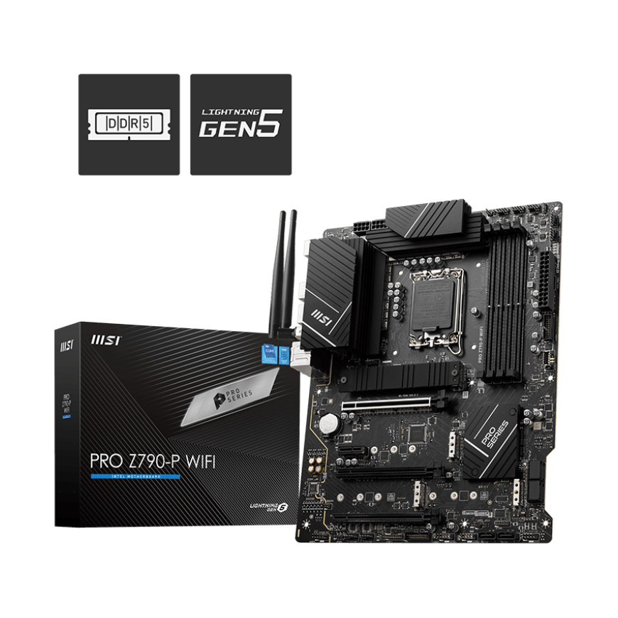 Carte Mère Intel MSI PRO Z790-P WIFI 6E - DDR5 (911-7E06-073)