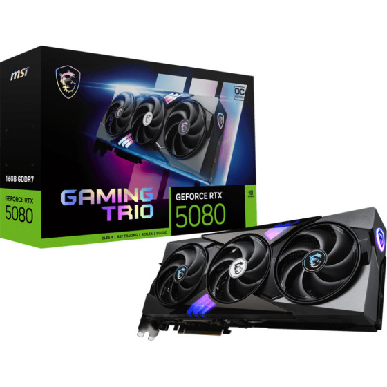 Carte Graphique MSI GeForce® RTX 5080 16G GAMING TRIO (912-V531-006)