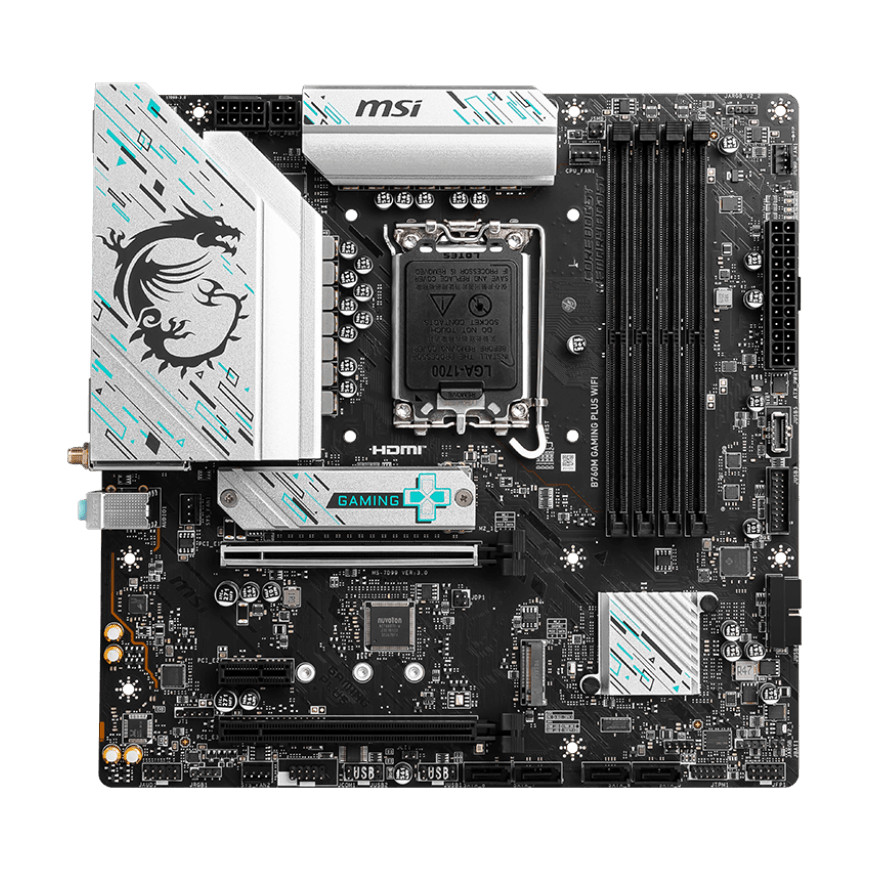 Carte Mère MSI B760M Gaming Plus WIFI (911-7D99-051)