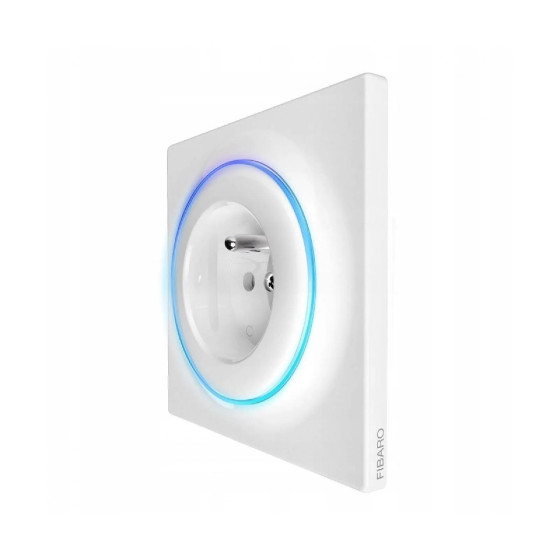 Fibaro - Prise intelligente encastrée Z-Wave+ - Walli Outlet Type E - Fibaro