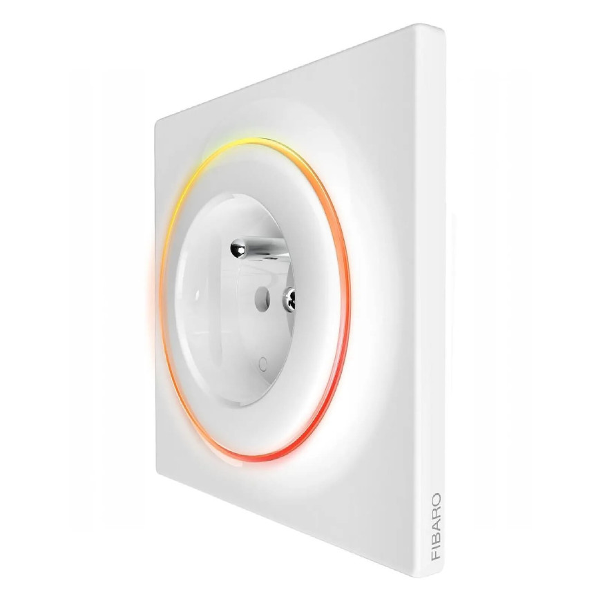 Fibaro - Prise intelligente encastrée Z-Wave+ - Walli Outlet Type E - Fibaro
