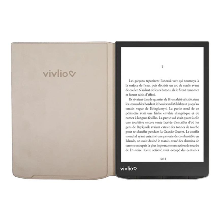 Vivlio Housse de protection intelligente pour InkPad 4 et InkPad Color 3 - Noir
