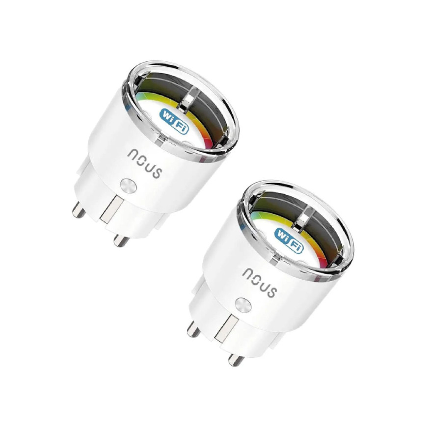 NOUS - Pack de 2 Prise Intelligente Wifi