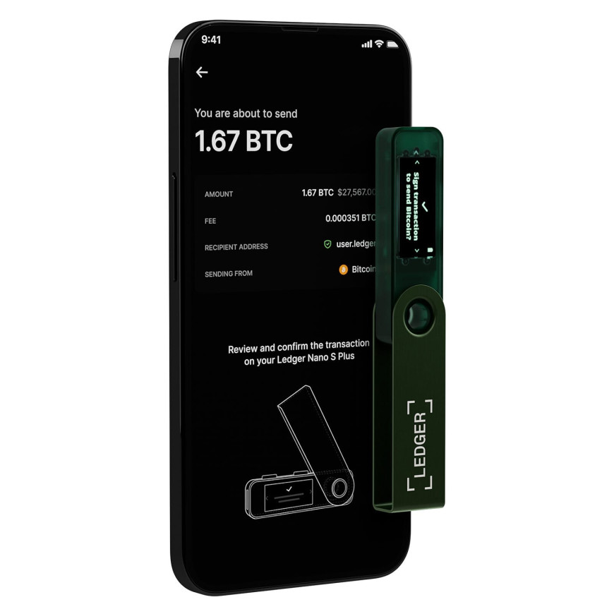 Ledger Nano S Plus Vert Emeraude
