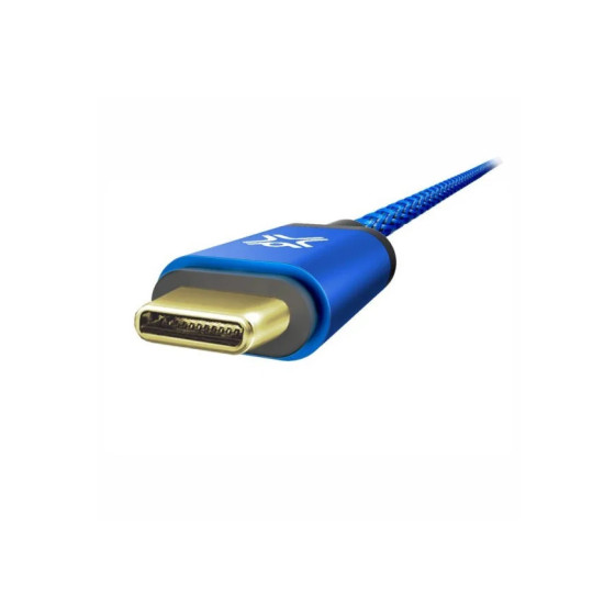 Câble usb-a XtremeMac reversible à usb-c - 1,2 M - bleu (XCL-UCA-23)