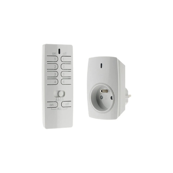 Prise connectée avec télécommande 16 canaux - Otio