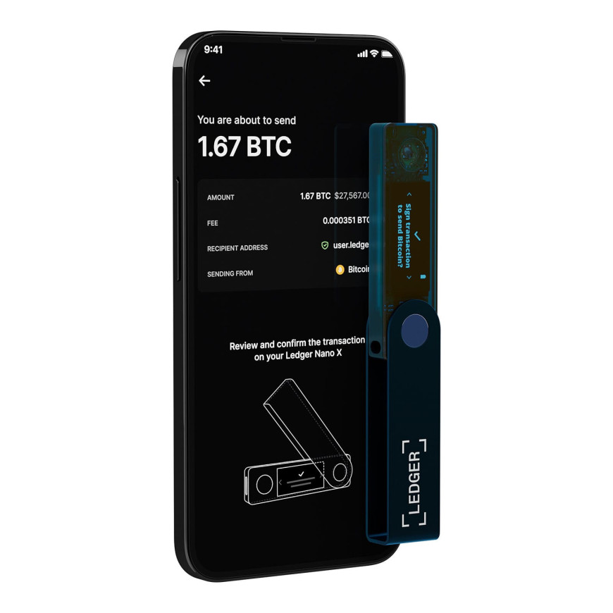 Ledger Nano X Bleu saphir