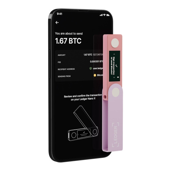 Ledger Nano X Rose Pastel