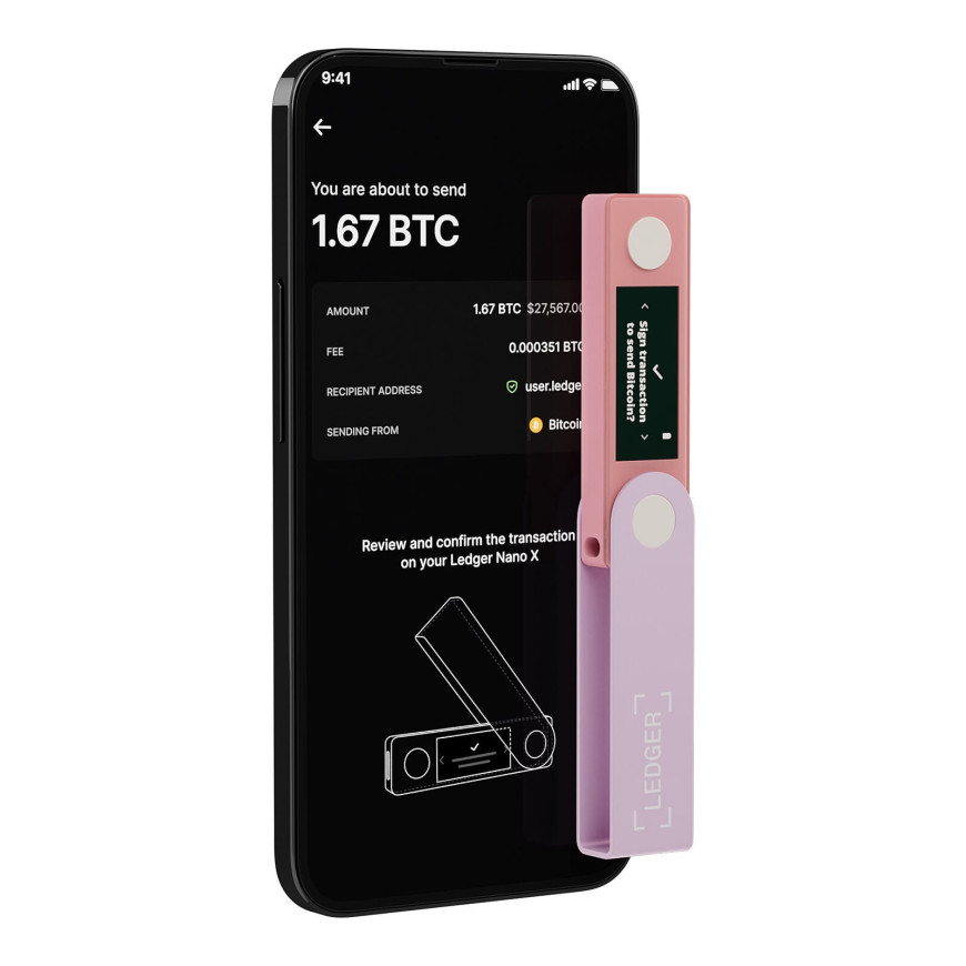 Ledger Nano X Rose Pastel
