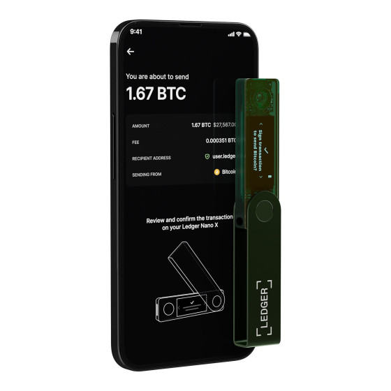 Ledger Nano X Vert Emeraude