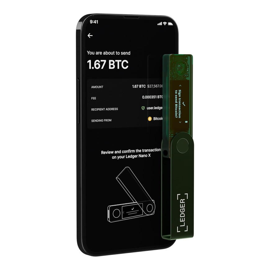 Ledger Nano X Vert Emeraude