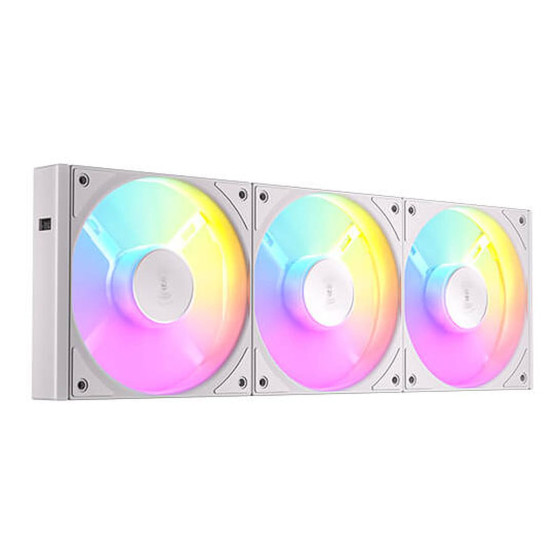 Antec Connect 120 ARGB Blanc (x3)