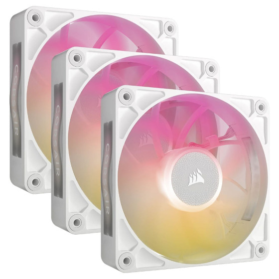 Corsair iCUE LINK RX120 MAX RGB Triple Pack (Blanc)