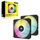 Corsair AF120 RGB SLIM Dual Pack Noir