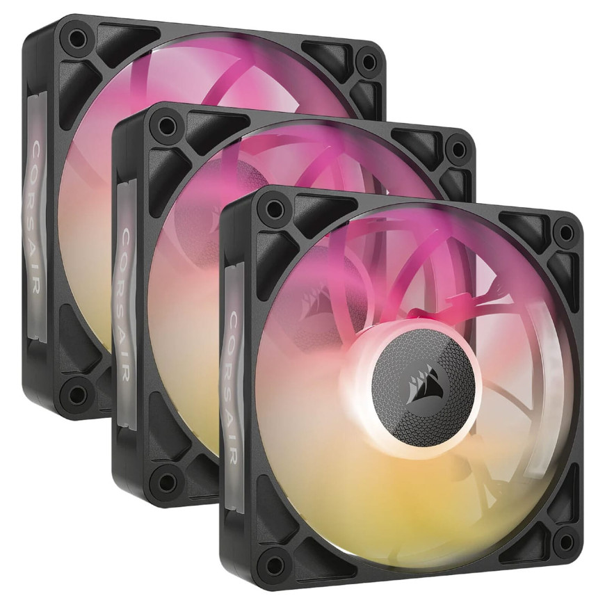 Corsair iCUE LINK RX120 MAX RGB Triple Pack (Noir)