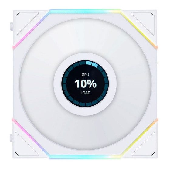 Lian Li Uni Fan TL120 LCD (blanc)
