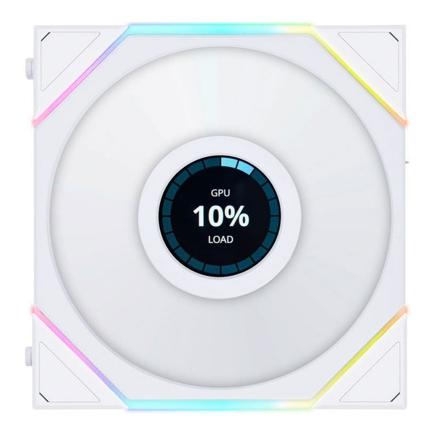 Lian Li Uni Fan TL120 LCD (blanc)