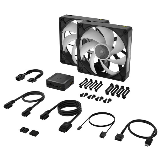 Corsair iCUE LINK RX140 MAX RGB Dual Pack (Noir)