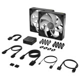 Corsair iCUE LINK RX140 MAX RGB Dual Pack (Noir)