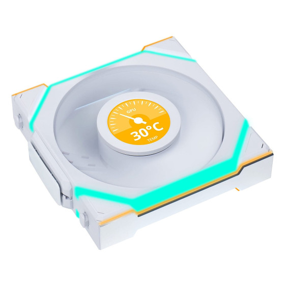 Lian Li Uni Fan SL Wireless LCD 120 Reverse Blade (blanc)