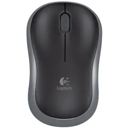 Logitech - Souris Mini Mouse M187 sans fil, noir/argenté