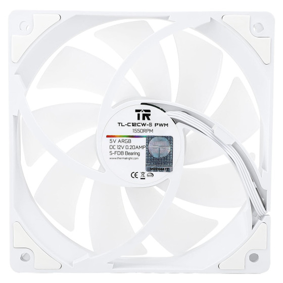 Thermalright TL-C12CW-S - Blanc (Par 3)