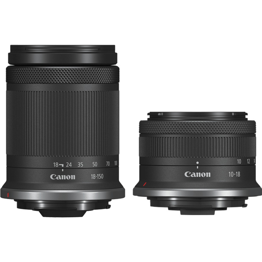 Appareil photo hybride Canon EOS R7 + objectif RF-S 18-150mm F3.5-6.3 IS STM + objectif RF-S 10-18mm F4.5-6.3 IS STM