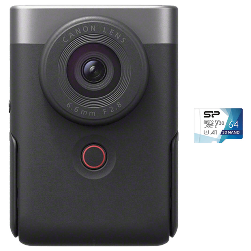 Canon PowerShot V10 Essential Kit, Silver