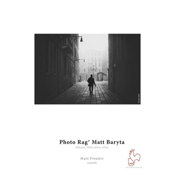 Papier photo Hahnemühle Photo Rag® Matt Baryta 308 g/m², A4, 25 feuilles