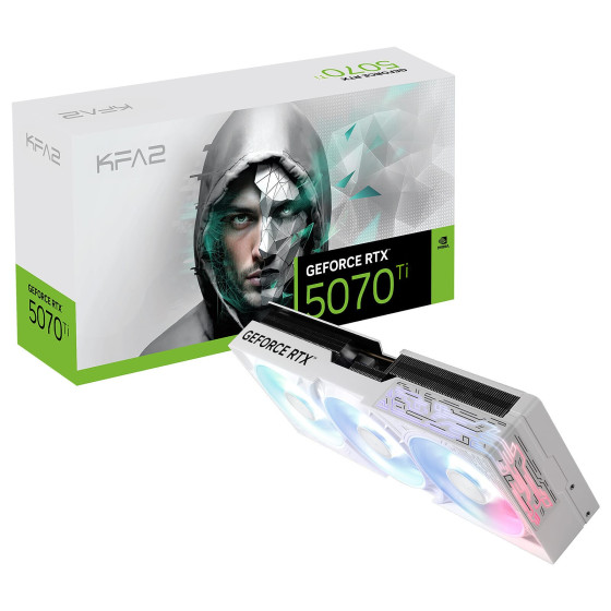 KFA2 GeForce RTX 5070 Ti 1-Click OC White