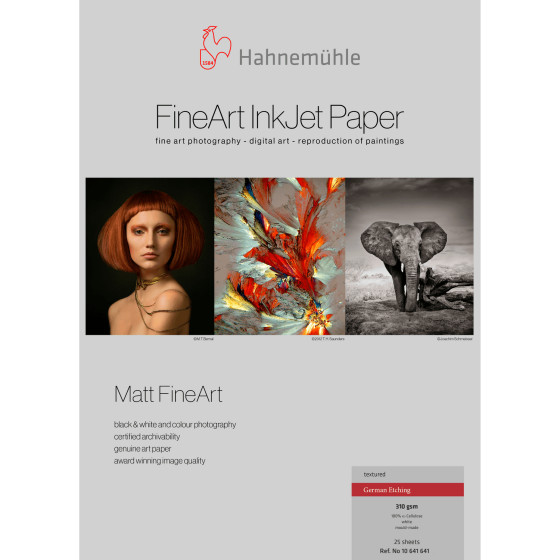 Hahnemühle German Etching 310 g/m², A3 Plus - 25 feuilles