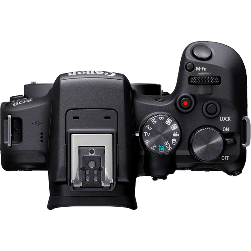 Appareil photo hybride Canon EOS R10 + objectif RF-S 55-210mm + objectif RF-S 18-45mm + carte SD + batterie supplémentaire