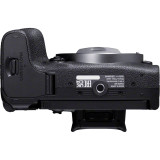 Appareil photo hybride Canon EOS R10 + objectif RF-S 55-210mm + objectif RF-S 18-45mm + carte SD + batterie supplémentaire