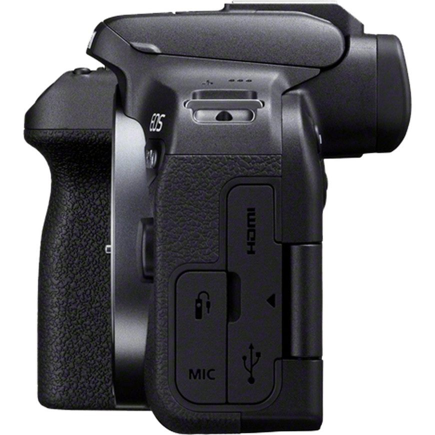 Appareil photo hybride Canon EOS R10 + objectif RF-S 55-210mm + objectif RF-S 18-45mm + carte SD + batterie supplémentaire