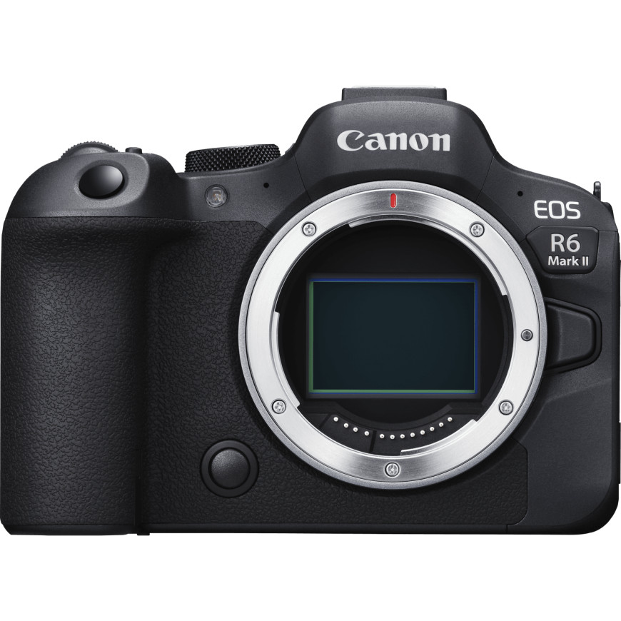 Appareil photo hybride Canon EOS R6 Mark II, noir + sac à dos + carte SD + batterie supplémentaire