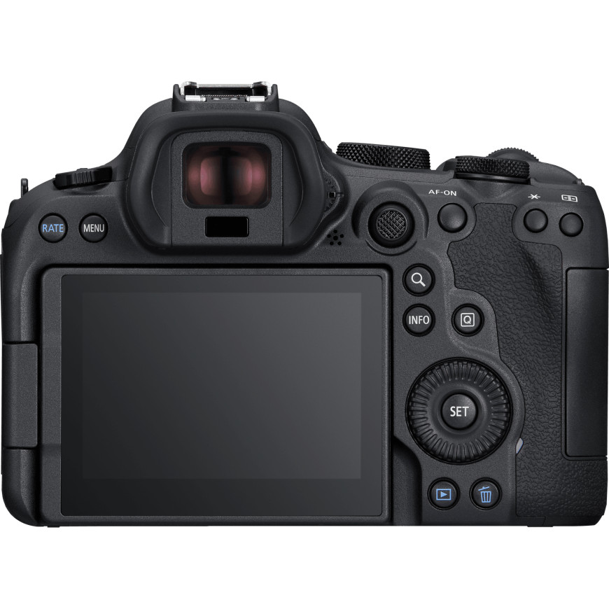 Appareil photo hybride Canon EOS R6 Mark II, noir + sac à dos + carte SD + batterie supplémentaire