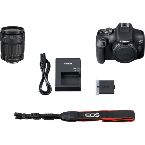 Canon EOS 2000D + Objectif EF-S 18-135mm